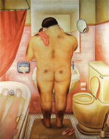 Homage to Bonnard 1973 By Fernando Botero
