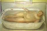 Homage to Bonnard 1975 By Fernando Botero