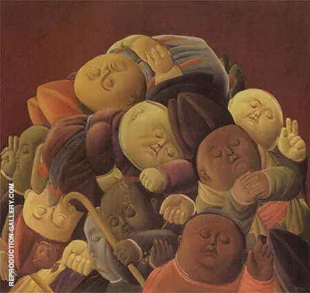 Dead Bishops 1965 By Fernando Botero