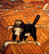 Cat on the Roof 1978 By Fernando Botero