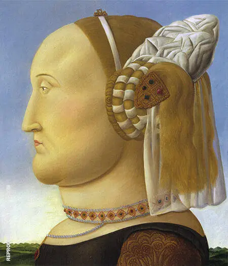 Battista Sforza 1998 By Fernando Botero