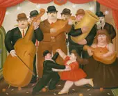 Dance in Colombia 1980 By Fernando Botero