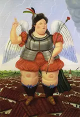 Archangel 1986 By Fernando Botero