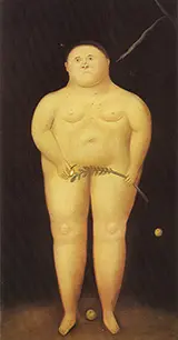 Adam 1968 By Fernando Botero