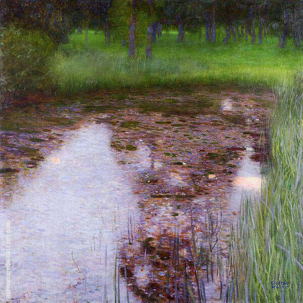 The Swamp 1900 by Gustav Klimt | Oil Painting Reproduction