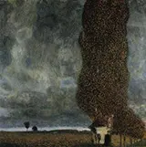 Tall Poplars II Approaching Thunderstorm 1902 By Gustav Klimt