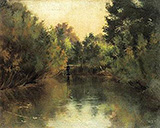 Secluded Pond 1881 By Gustav Klimt