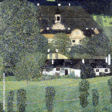 Schloss Kammer on the Attersee II 1909 By Gustav Klimt