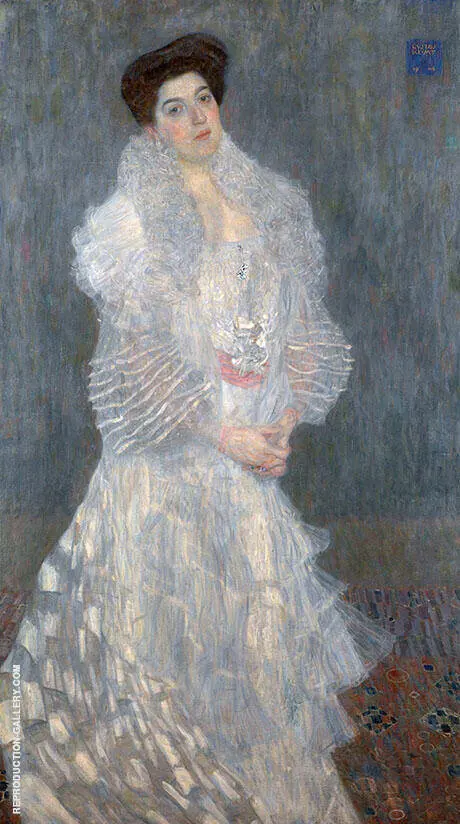 Portrait of Hermine Gallia c1903 By Gustav Klimt
