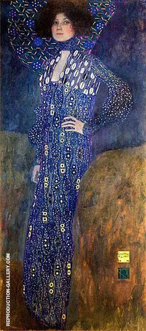 Portrait of Emilie Floge 1902 By Gustav Klimt