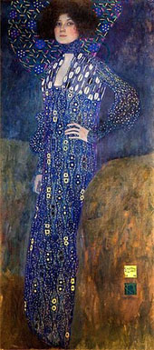 Portrait of Emilie Floge 1902 By Gustav Klimt
