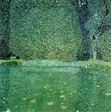 Pond at Schloss Kammer on the Attersee 1909 By Gustav Klimt