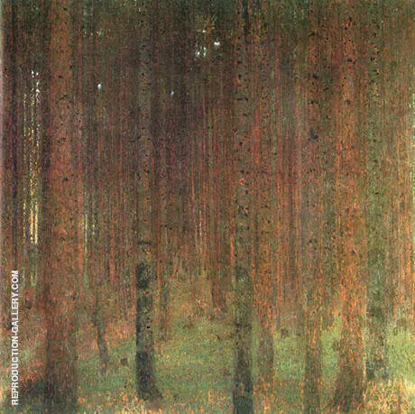 Pine Forest II 1901 By Gustav Klimt