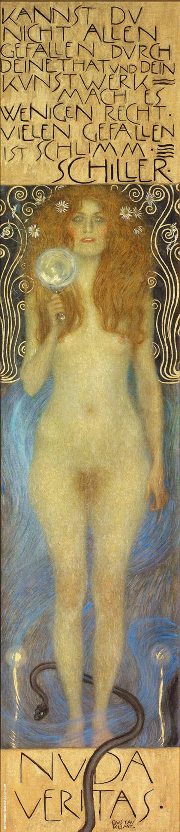 Nuda Veritas 1899 By Gustav Klimt