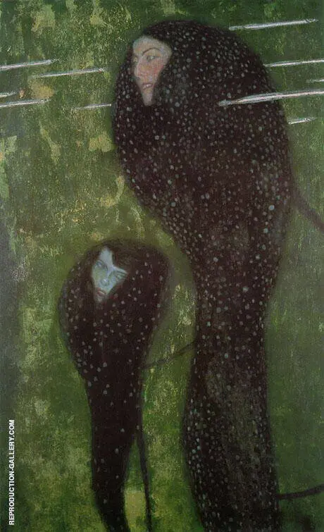 Mermaid White Fish 1899 By Gustav Klimt