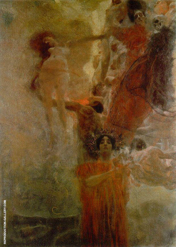 Medicine 1897 by Gustav Klimt | Oil Painting Reproduction