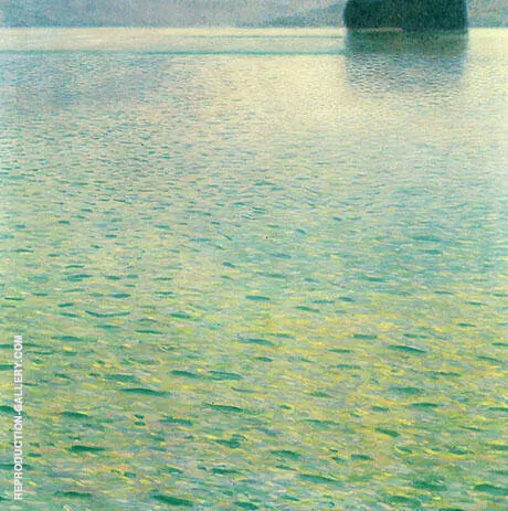 Island in Lake Attersee 1901 By Gustav Klimt