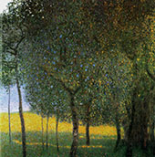 Fruit Tree by the Lake-1902 By Gustav Klimt