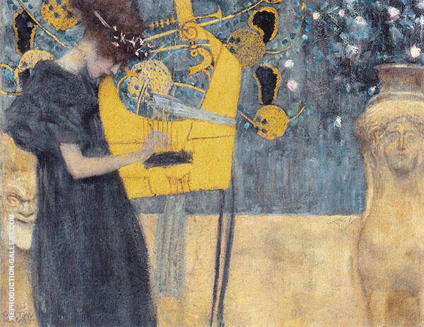 Music I 1895 by Gustav Klimt | Oil Painting Reproduction