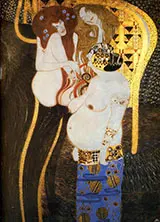 Beethoven Frieze The Hostile Powers Far Wall Detail 1902 By Gustav Klimt