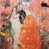The Girl Friends 1907 By Gustav Klimt