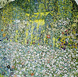 Garden Landscape with Hilltop 1916 By Gustav Klimt