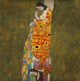 Hope II c1907 By Gustav Klimt