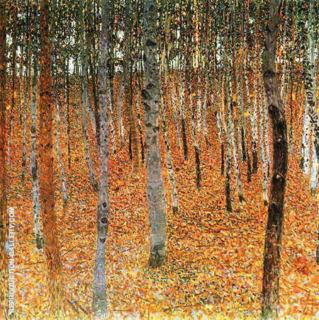 Beech Forest I 1902 by Gustav Klimt | Oil Painting Reproduction