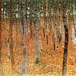Birch Forest 1902 By Gustav Klimt