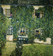 Forests House in Weissenbach on the Attersee 1914 By Gustav Klimt