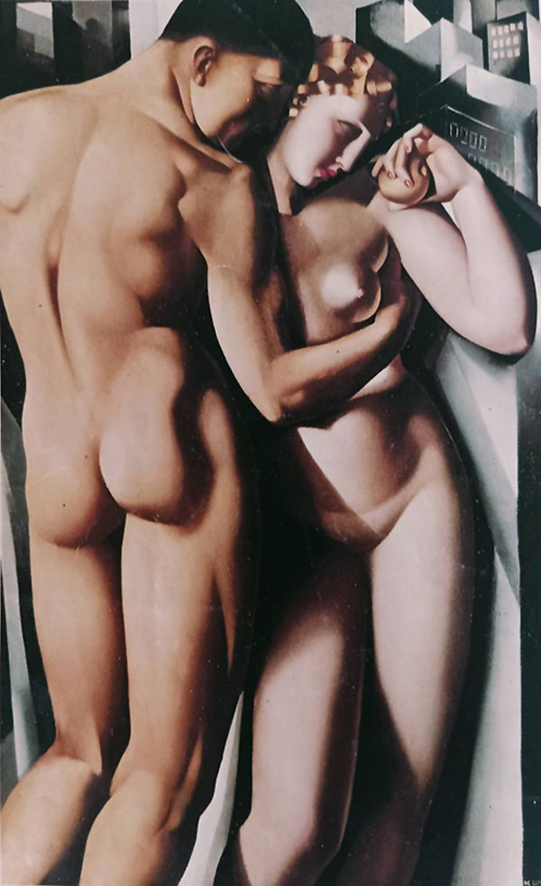 Adam and Eve 1932 by Tamara de Lempicka | Oil Painting Reproduction