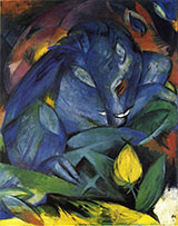 Wild Pigs Boar and Sow 1913 By Franz Marc