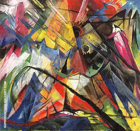Tyrol 1913 By Franz Marc