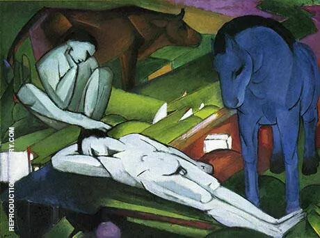 The Shepherds 1912 By Franz Marc