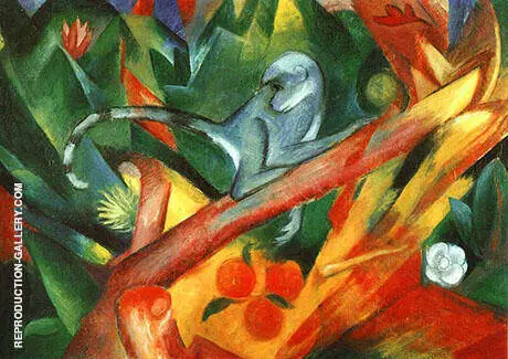 The Monkey 1912 By Franz Marc