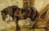 Small Horse Study II 1905 By Franz Marc