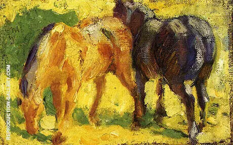 Small Horse Picture 1909 By Franz Marc