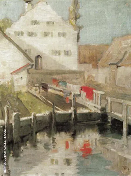 Indersdorf 1904 By Franz Marc