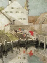 Indersdorf 1904 By Franz Marc