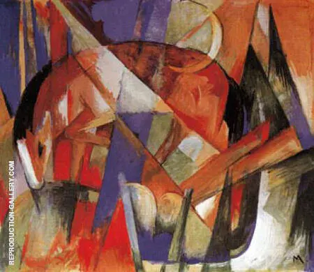 Fabulous Beast II Horse 1913 By Franz Marc