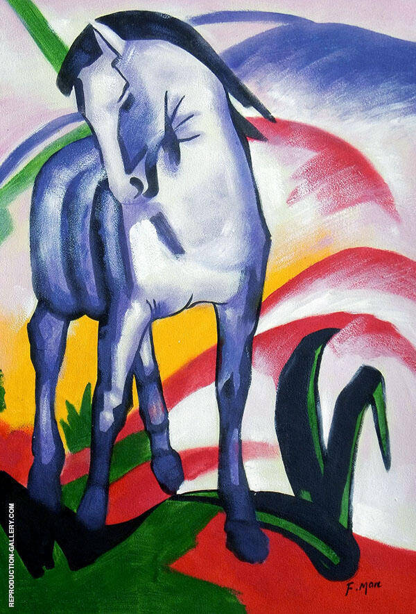 Blue Horse I 1911 by Franz Marc | Oil Painting Reproduction