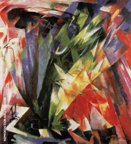 Birds 1914 By Franz Marc