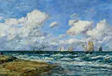 Marine Scene 1894 By Eugene Boudin