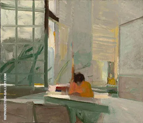 Orange Sweater 1955 By Elmer Bischoff