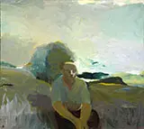 Figure in Landscape 1957 By Elmer Bischoff