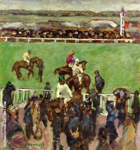 Races at Longchamp 1894 By Pierre Bonnard
