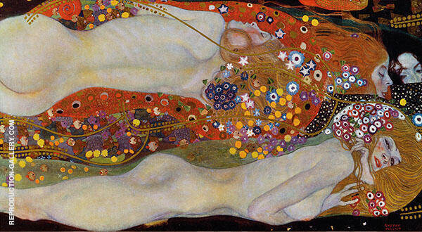 Water Serpents II by Gustav Klimt | Oil Painting Reproduction