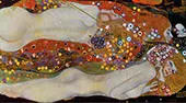 Water Serpents II By Gustav Klimt