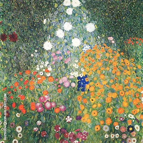 Flower Garden 1907 By Gustav Klimt