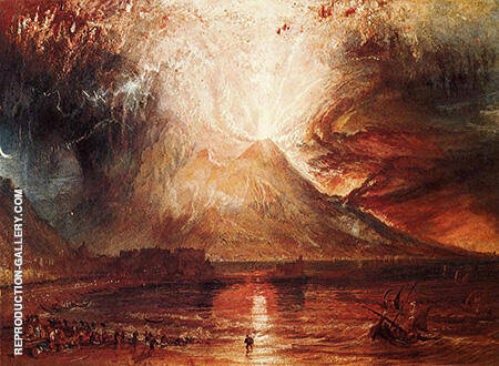 Mount Vesuvius in Eruption 1817 | Oil Painting Reproduction